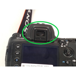 Замена крышки видоискателя Sony Alpha DSLR- A850